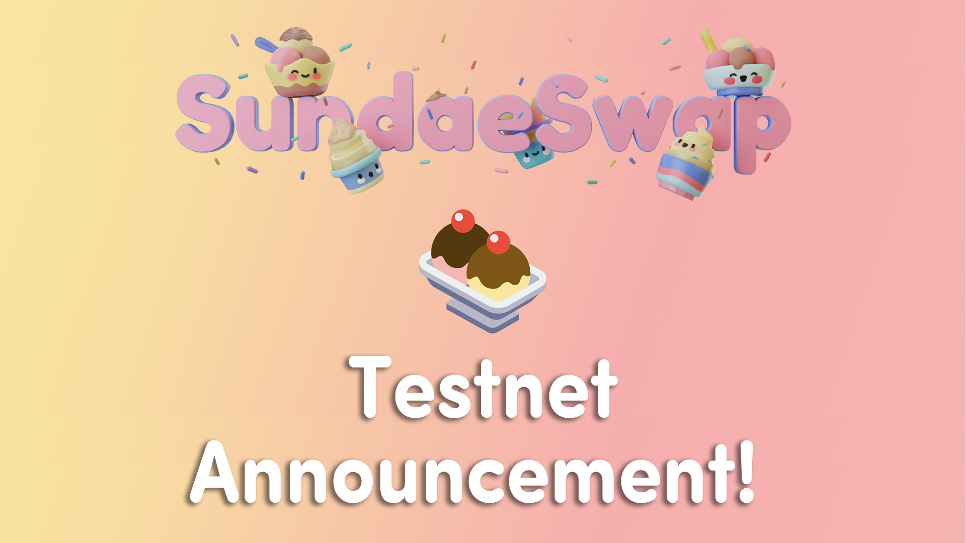 SundaeSwap テストネットが始まります！